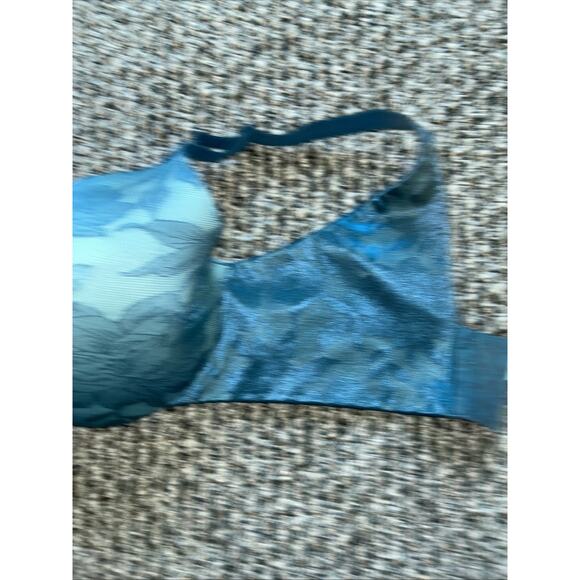 Cacique Invisible Lace Back smoother Lightly Lined Balconette Bra 40F Lingerie - Picture 2 of 6